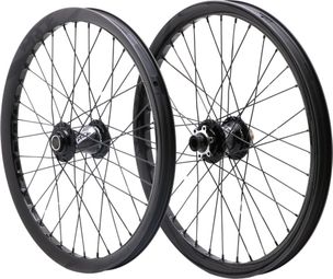 Excess XLC-1 Pro 20'' BMX Wheelset | 10 mm | 36 Holes Black