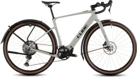 Cube Nuroad Hybrid C:62 Race 400X FE Bicicleta eléctrica de gravel Shimano GRX 12S 400 Wh 700 mm Verde Reed Beige 2026