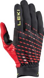 Leki Ultra Trail Breeze Trailhandschuhe Schwarz/Rot