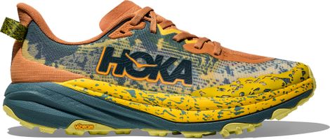 Chaussures Trail Hoka Speedgoat 6 Jaune/Orange/Bleu Homme