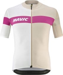 Mavic Kurzarm Trikot Ksyrium Pro Beige