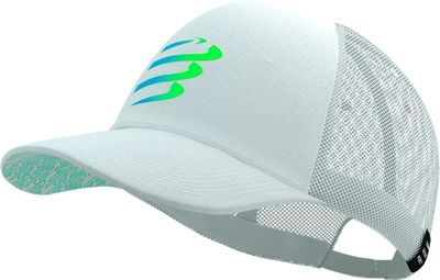 Compressport Trucker Cap - White/Blue/Green