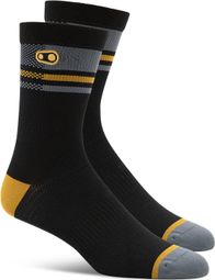 Crankbrothers Icon MTB Socken Schwarz/Gold