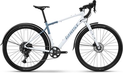 Ghost Asket EQ Shimano Cues 10-Speed 700 mm Gravel Bike, White/Matte Blue 2027