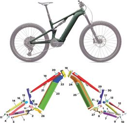 Kit de protection sur-mesure Specialized Turbo Levo 4 Alloy - 2025 - S4 - Brillant