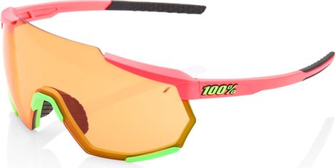 Lunettes 100% Racetrap Rouge / Miroir Persimmon