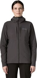 Giacca Patagonia Nano-Air Light Hoody nera da donna