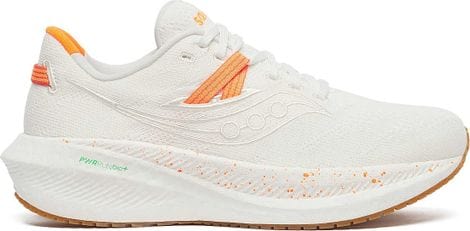 Chaussures Running Saucony Triumph RFG Blanc/Orange Femme