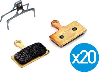 Set van 20 paar Shimano XTR 2011 M985 remblokken