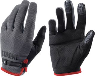 Chrome Cycling Gloves Grey / Black