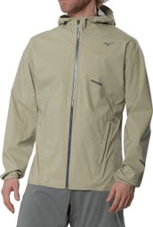 Mizuno Waterproof 20K Beige waterdichte jas voor heren