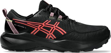 Asics Gel-Venture 11 Waterproof Trail Running Shoes for Women, Black/Pink