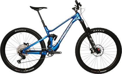 Mountain bike full suspension Lapierre Spicy 4.9 Shimano Deore 12V 29'' in carbonio blu 2021, taglia 170/180 cm - Bicicletta da esposizione
