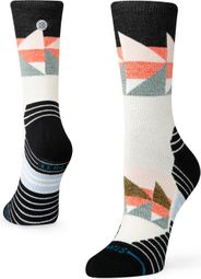 Stance Performance Tri Wool Crew Socken Weiß / Mehrfarbig