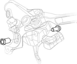 TRP shifter adapter voor I-Spec II Rechts