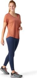 Women's Short Sleeve Baselayer Smartwool Merino Sort120V Orange