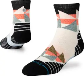 Stance Performance Tri Wool Mid Quarter Socks White / Multicolour