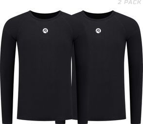 Sous-maillot vélo manches longues - Femme Homme - Noir - Rogelli Core II