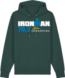 Felpa con cappuccio Ironman 70.3 Jonkoping verde