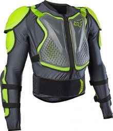 Chaqueta deportiva Fox Titan gris/verde fluorescente