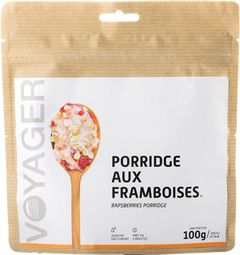 Repas Lyophilisé Voyager Porridge aux framboises 100g