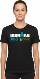 Ironman 70.3 Les Sables D'Olonne Kurzarm T-Shirt Schwarz Women