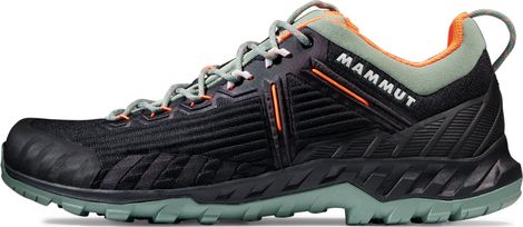 Chaussures d'Approche Mammut Alnasca Knit III Low Vert/Noir