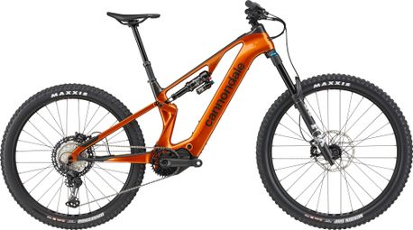 Cannondale Moterra SL 2 elektrische full-suspension mountainbike, 12 V, 600 Wh, Shimano, 85 Nm, MX (29/27,5 inch), oranje, voor een lichaamslengte van 163/175 cm - Gereviseerd product