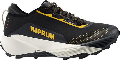 Scarpe da trail Kiprun Kipsummit Waterproof Nero/Arancione da uomo