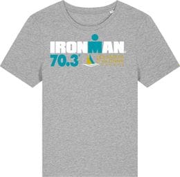 Ironman 70.3 Les Sables D'Olonne Kurzarm T-Shirt Grau Damen