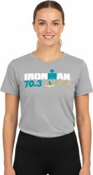 Ironman 70.3 Les Sables D'Olonne Grijs Vrouwen T-shirt met Korte Mouw