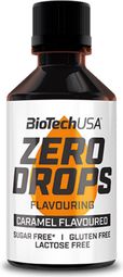 Zero Drops (50ml) - Biotech Usa - Caramel -  Arômes Et édulcorants