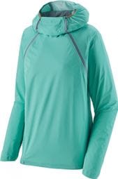 Giacca Impermeabile Patagonia Storm Racer Jkt Verde Donna