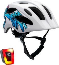 Casque de Vélo pour enfants de 6 à 12 ans | Graffiti Bleu | Certifié EN1078