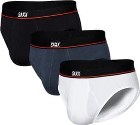 Saxx Non-Stop Stretch Katoen Zwart Blauw Wit 3-Pack