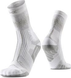 X-Socks Trailrun Terraskin Perform Crew sokken, wit/grijs