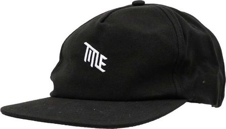 Title Unstructured Cap Black