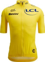 Santini Tour de France Replica Short Sleeve Jersey Yellow