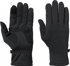 Guantes largos Allrounder de Jack Wolfskin, negros