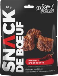 Gefriergetrockneter Snack MX3 Snack aus Rindfleisch / Piment d'Espelette 20g