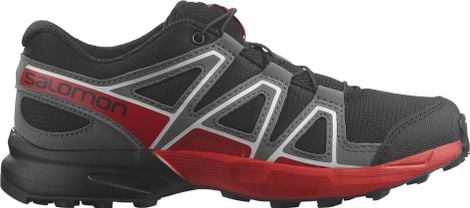 Salomon Speedcross Kinderwandelschoenen Zwart/Rood