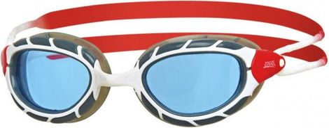 Zoggs PREDATOR WHITE RED TINT - Regular Fit - Lunettes Triathlon et natation