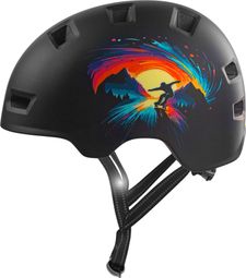 Casque vélo et skate | Patinage Noir L (57-61 cm) | Certifié EN1078