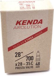 Chambre à air KENDA Airolution 28 pouces / 700 x 28-35C FV