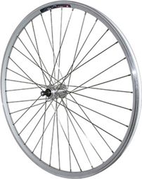 Roue Vtc 700X35 Arriere M240 Alu Renforce Moy Miche Magnum Argent Blocage Rl 6-7V.