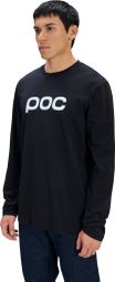 Zwart T-shirt met lange mouwen voor heren