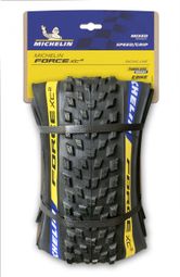 Pneu VTT Michelin Force XC2 Racing Line 29'' Tubeless Ready Souple Cross Shield2 Gum-X E-Bike Ready — vue 7