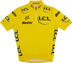 Santini Tour de France Leader Gelb Kindertrikot
