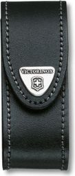 Etui en cuir pour le couteau suisse Victorinox. 4.0520.1 avec passant de ceinture et bouton pression dans le blister de