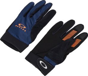 Oakley All Mountain MTB Gloves Blue/Orange